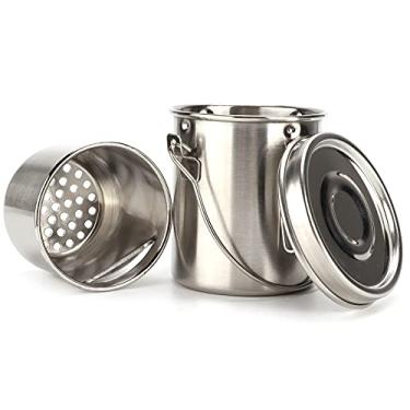 Imagem de Ymiko Balde de Lavagem Com Escova de Aço Inoxidável, Fácil Transporte, Fornecimento de Pintura, Filtro, Arte, Estudante, Cena de Pintor