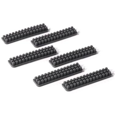 Imagem de 6 peças de escova de bocal, substituição de escova de bocal para Bambu Lab A1 limpador de bocal de silicone 3D para impressora 3D, ferramenta de limpeza de limpador de limpador de silicone compatível