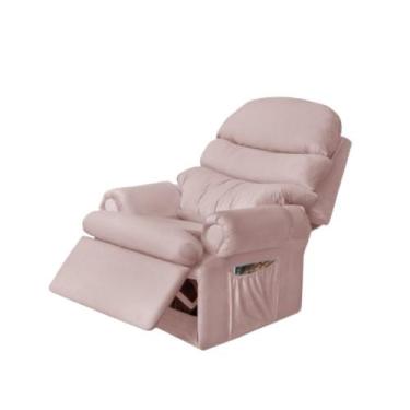 Imagem de Poltrona Para Extensão De Cílios e Sobrancelhas Reclinável Suede - ART