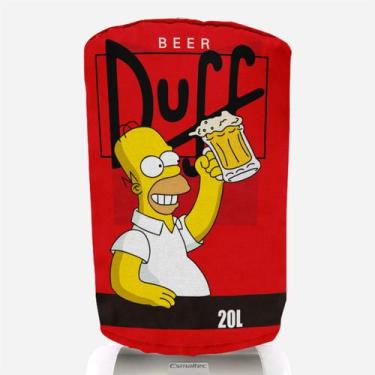 Imagem de Capa Para Galão de Água Beer Duff Simpson 20 Litros  Novadecora