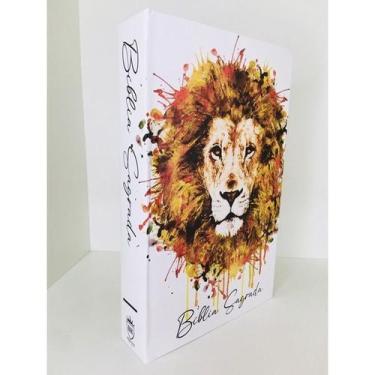 Imagem de Bíblia Sagrada Capa Dura Letra Gigante, leão