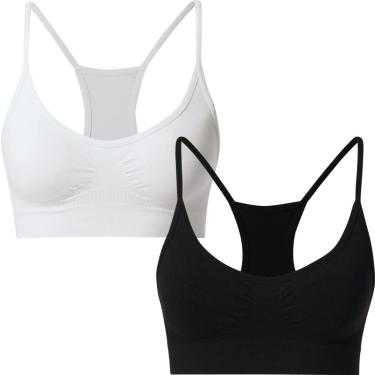 Imagem de Kit 2 Tops Nadador Sem Costura Sem Bojo Microfibra She Alça Fina-Feminino