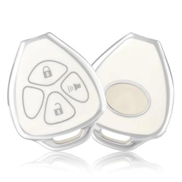 Imagem de Capa de chaveiro de 3/4 botões para Toyota 2009-2016 Venza Camry Corolla 2007 2008 2009 2010 2011 4Runner Yaris