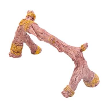 Imagem de Fenteer Tronco de árvore para escalada, galho para cobra escalando, decoração de resina para terrário, ornamento de tronco de árvore para sapo.
