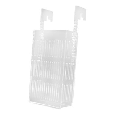 Imagem de Baoblaze Caixa de reprodução de aquário suspensa, suporte para plantas, incubadora de peixes, fácil de instalar, altura ajustável de 10 cm, caixa, 18x10x5cm