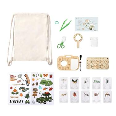Imagem de Kit De Para Crianças | Microscópio para Plantas Material Educativo,Kit De Exploração Para Meninas - Para Menino Menina Adolescente Escola Aniversário Acampamento Ao Ar Livre Jardim Quintal