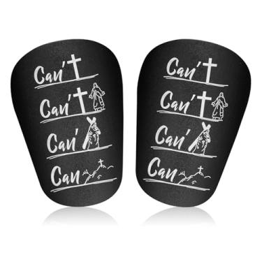 Imagem de NQEUEPN Caneleiras Pbt E Eva - Mini Proteção De Futebol Para Adolescentes Adultos (Preto, 2 Peças)