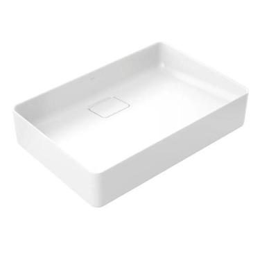 Imagem de Cuba De Apoio Retangular 60x40 Docolflow Branca 12020511026