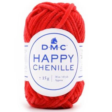 Imagem de Fio DMC Happy Chenille 15g - Amigurumi, 34 VERMELHO