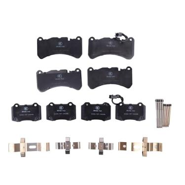 Imagem de Holdia Pastilhas de freio dianteiras e traseiras compatíveis com Maserati Ghibli S Sq4 Quattroporte 2014-2021 673005730 980156007 673010319