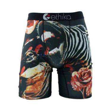Imagem de Cuecas Boxer Respiráveis plus Size Para Homens ETHIKA, Roupa De Banho 