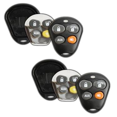 Imagem de KeylessOption Capa para chave de carro com controle remoto de entrada sem chave, botões para alarmes Viper Automate (pacote com 2)