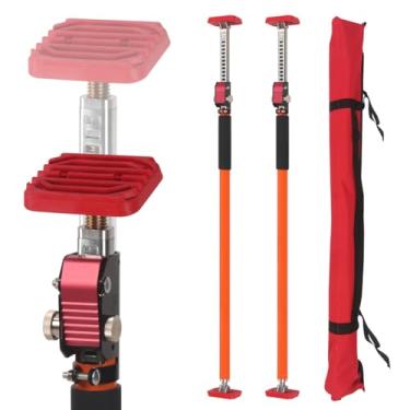Imagem de Cabinet Adjustable Support Pole, Upper Hand Work Support for Cabinet Jacks 3rd Hand Support System with Adjustable Length Non-Slip Pads and Telescopic Pole 2 Packs Jack Suit (P2-160CM/63INCH)