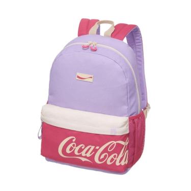 Imagem de Mochila Costas Coca Cola Refreshing Escolar Juvenil Passeio