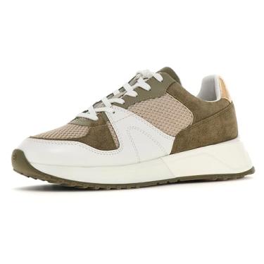 Imagem de Michael Kors Tênis feminino Jaime Trainer, Verde safári multi, 39