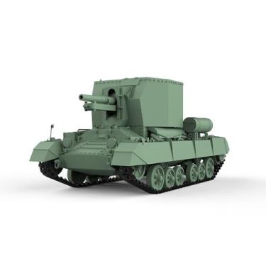 Imagem de MRY-SFW Kit de modelo militar ferroviário em escala HO armas autopropulsadas bispo britânico