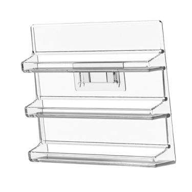 Imagem de oshhni Expositor de carrinhos de brinquedo em escala 1/64, suporte para armazenamento de miniaturas de carros, vitrine decorativa e para
