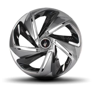 Imagem de Calota Esportiva Modelo Nitro X Aro 13 Graphite Black Elitte