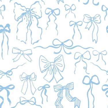 Imagem de HelloWall Papel de parede de vinil decorativo amigável para locatários e laços de papel de parede para quarto de crianças papel de parede 44,5 cm x 998 cm