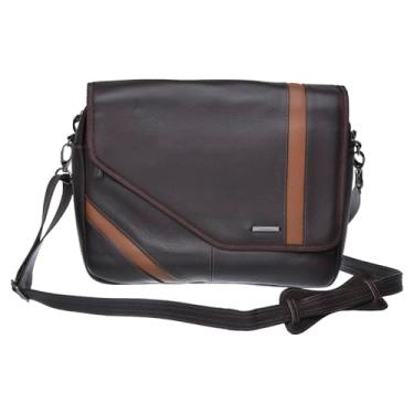 Imagem de Pasta Executiva Notebook Masculina Couro Sifra (CAFÉ)