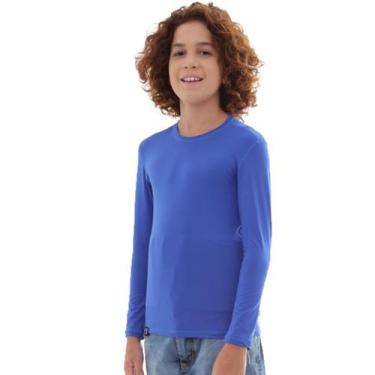 Imagem de Camiseta Infantil Proteção Solar Uv50 Manga Longa Light - Slim Fitness