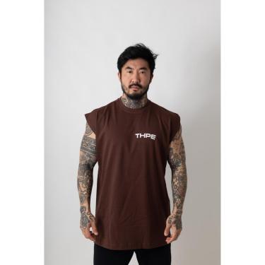 Imagem de Regata Oversized Origem Marrom-Unissex