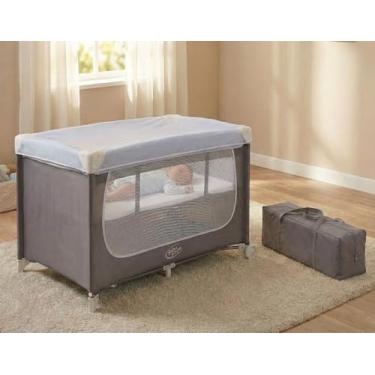 Imagem de Berço Cercadinho Desmontável Portátil Chiqueirinho Confort (Azul)