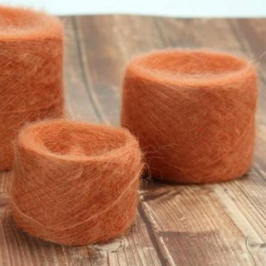Imagem de JGHITROME Mohair fio de lã de caxemira fio de crochê fofo 250 g macio bonito fio de tricô de lã mohair orgânico costura manual tecelagem crochê (multicolorido)