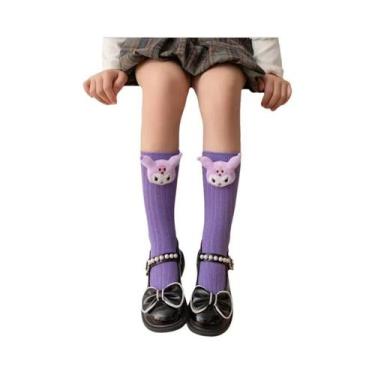 Imagem de Meias Kawaii De Desenho Animado Para Meninas, Meias Sanrio De Cano Méd