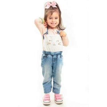 Imagem de Jardineira Jeans Baby Gatinho-Feminino