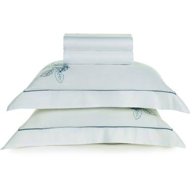 Imagem de Jogo de Cama Karsten Aster 300 Fios Egy 4 Peças Queen Branco