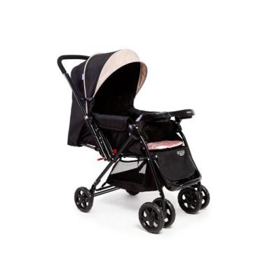 Imagem de Carrinho de Bebê Alça Reversível Bege Onda Cosco Kids