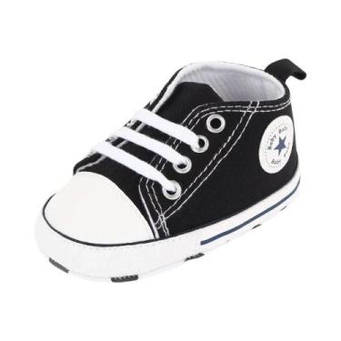 Imagem de Tênis Esportivos De Lona Com Estampa De Estrela Para Bebês Recém-nasci