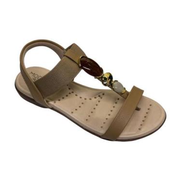 Imagem de Sandália Feminina Modare Rasteira Ultraconforto 7053.175 Cor:TanTamanh