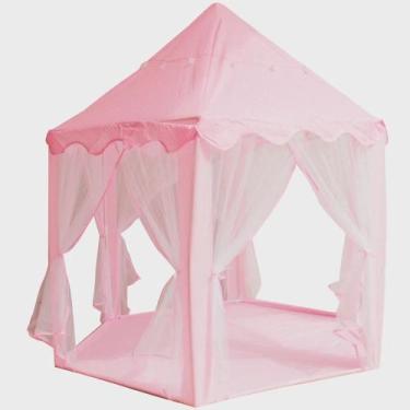 Imagem de Barraca Infantil Castelo Tenda Hexagonal Alt 140mt  6 entradas  Cortin