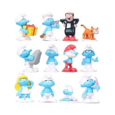 Imagem de Boneca De Bolo Smurfette Disney Azul De 12 Polegadas - Presente De Ani