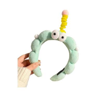 Imagem de Faixas De Cabelo Divertidas De Pelúcia Coloridas Com Personagens De De