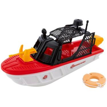 Imagem de Barco de Brinquedo Resgate que Flutua de Verdade Usual - Usual Brinque