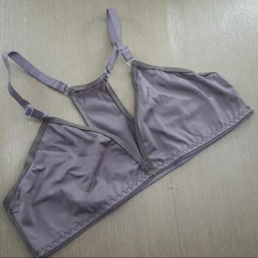 Imagem de Sutiã Folha Dupla Camiseta Cor:CastanhoTamanho:P - Saulo Lingerie, Cas