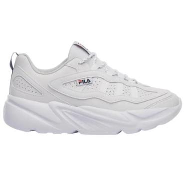 Imagem de Tênis fila street fit 3 masculino, Branco mho vermelho, 41