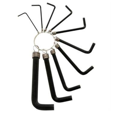 Imagem de Chave Allen 1/16 A 3/8 Com 10 Peças - 8288 - Brasfort Chave Allen 1/16 A 3/8 C/10pc 8288