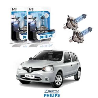 Imagem de Lâmpadas Farol RENAULT  Clio  Philips H4 BlueVision