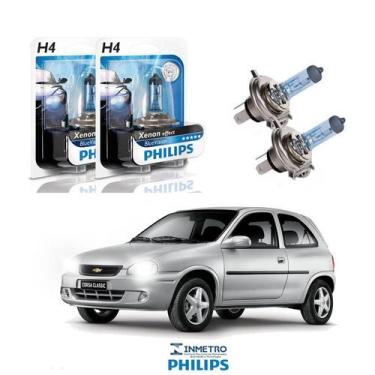 Imagem de Lâmpadas Farol GM Corsa Philips H4 BlueVision
