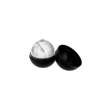 Imagem de Forma de Gelo Redonda Esferas Silicone Preto Tampa Whisky - WECK