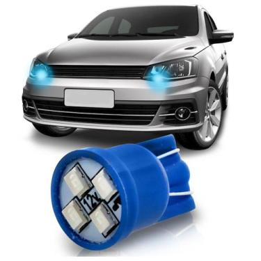 Imagem de Lâmpada LED Modelo Esmagada T10 18W 150 Lúmens Luz Azul 4 LEDs - Autom
