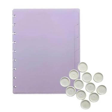 Imagem de Kit Disco Inteligente Branco + Divisórias e Subcapas Lilás - Marpax