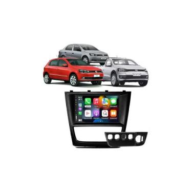 Imagem de Kit Multimídia Gol Voyage Saveiro G6 CarPlay AndroidAuto 7 Pol USB BT 