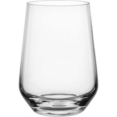 Imagem de Jogo 6 Copos Baixo Vidro 410ml água Suco Drink Transparente - HOME & C