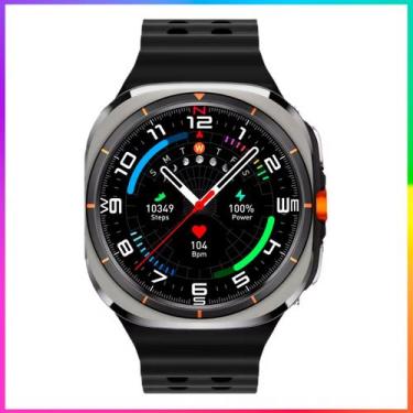 Imagem de Smartwatch Inteligente MA27 Preto Ultra Style NFC Prova Dágua IP68 Amo