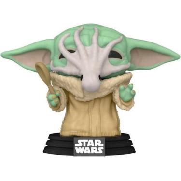 Imagem de Boneco Funko Pop Grogu Chowder Squid 469 Star Wars The Mandalorian